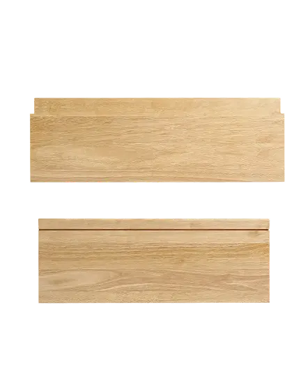 Drawer front cabinet open