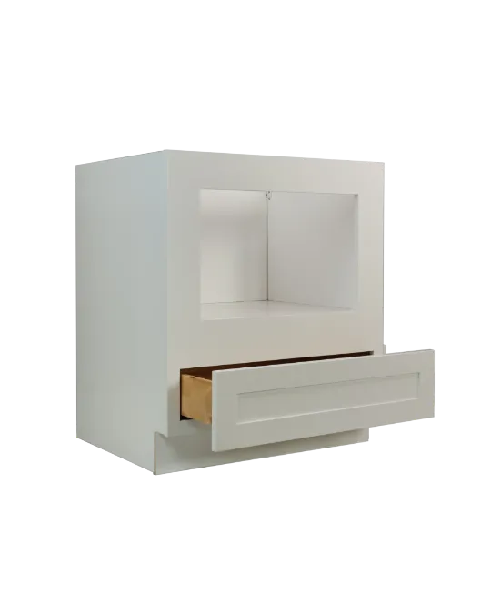 White RTA cabinet cabinet open