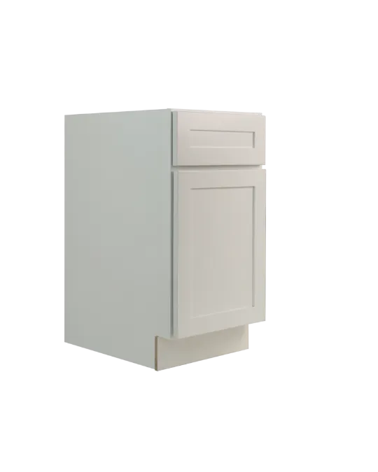 White RTA cabinet cabinet closed
