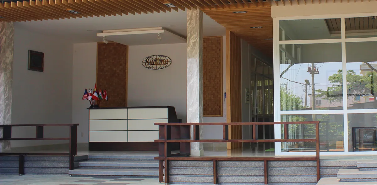 Entrance to Sudima's offices.